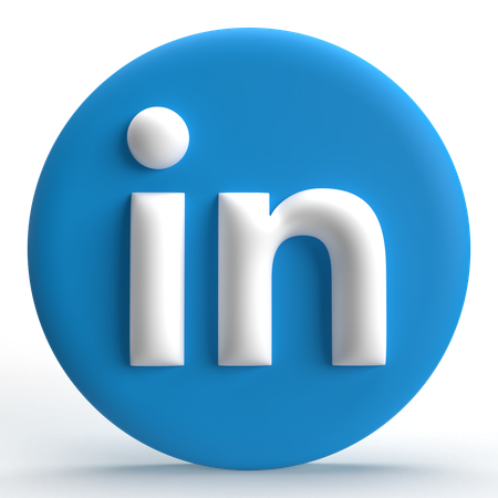 Linkedin  3D Icon