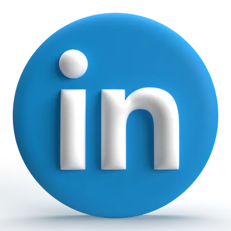 Linkedin  3D Icon