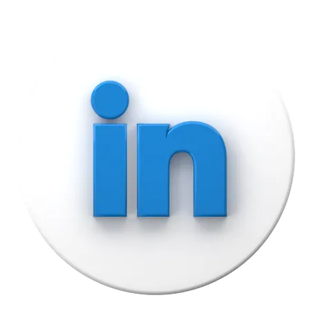 Linkedin  3D Icon