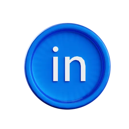 Linkedin  3D Icon