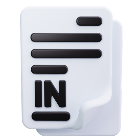 Linkedin  3D Icon