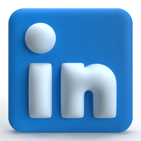 Linkedin  3D Icon