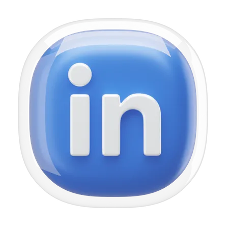 LinkedIn  3D Icon