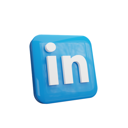 Linkedin  3D Icon