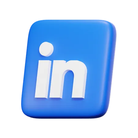 Linkedin  3D Icon