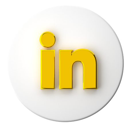 Linkedin  3D Icon