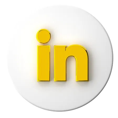 Linkedin  3D Icon