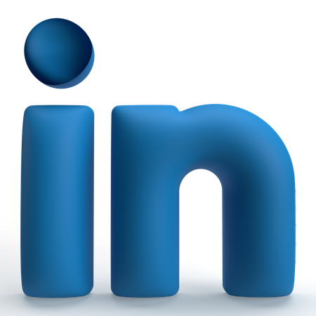 Linkedin  3D Icon