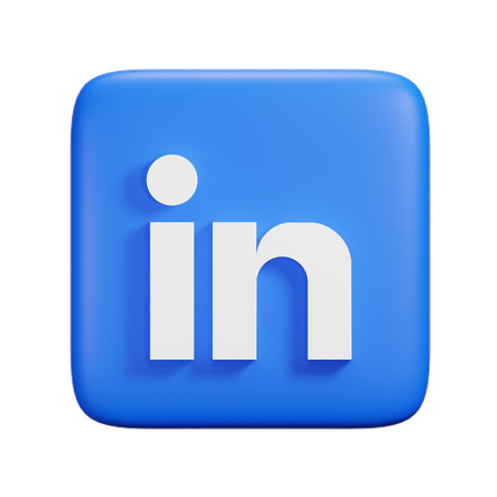 LinkedIn  3D Icon