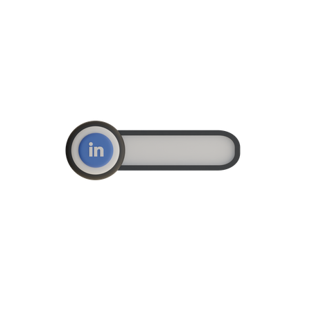 LinkedIn  3D Icon