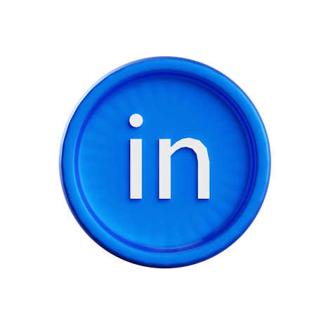LinkedIn  3D Icon