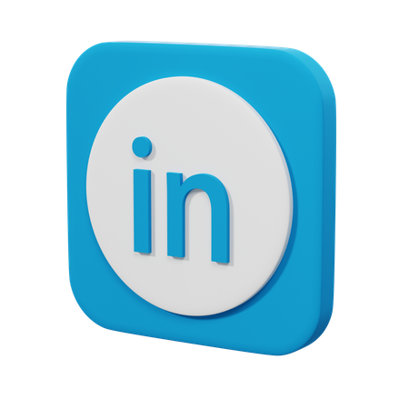 LinkedIn  3D Icon