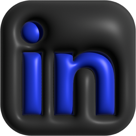 LinkedIn  3D Icon