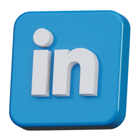 LinkedIn  3D Icon