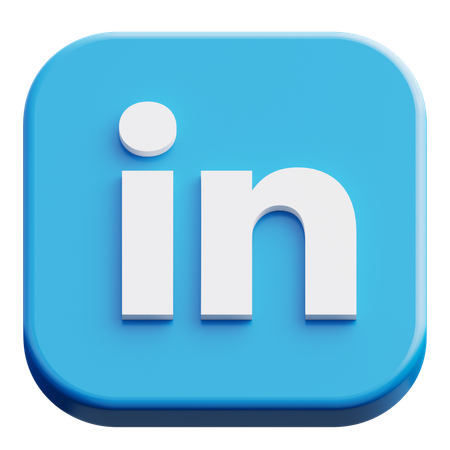 LinkedIn  3D Icon