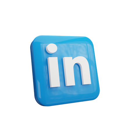 LinkedIn  3D Icon