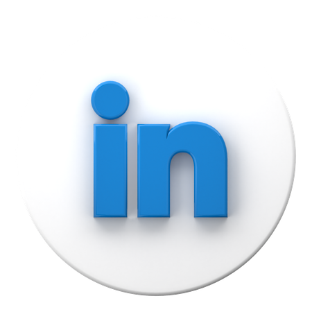 LinkedIn  3D Icon
