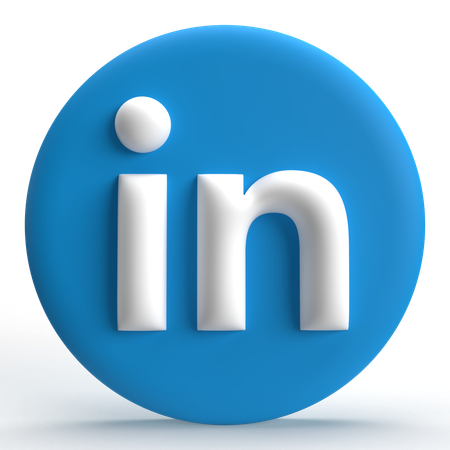 Linkedin  3D Icon