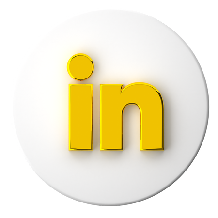 Linkedin  3D Icon