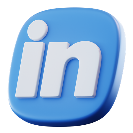 LinkedIn  3D Icon