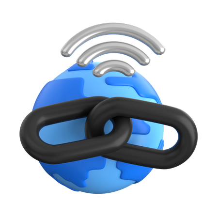 Links  3D Icon