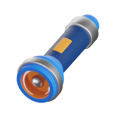 Linterna  3D Icon