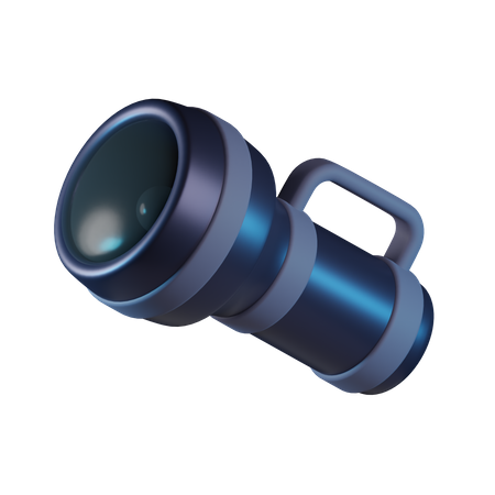 Linterna  3D Icon