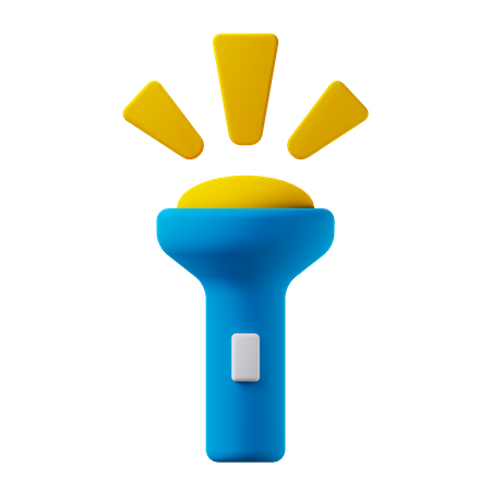 Linterna  3D Icon