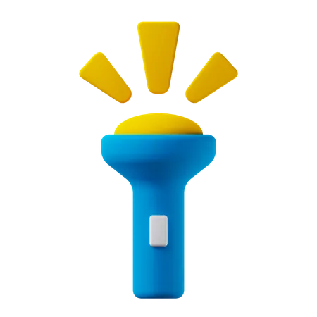 Linterna  3D Icon