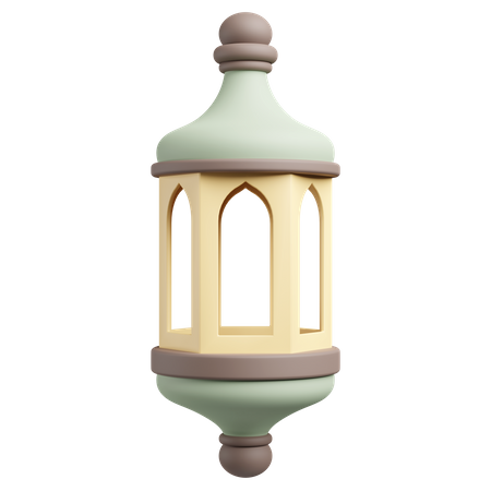 Linterna árabe  3D Illustration