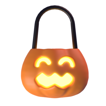 Luz de linterna de calabaza  3D Icon