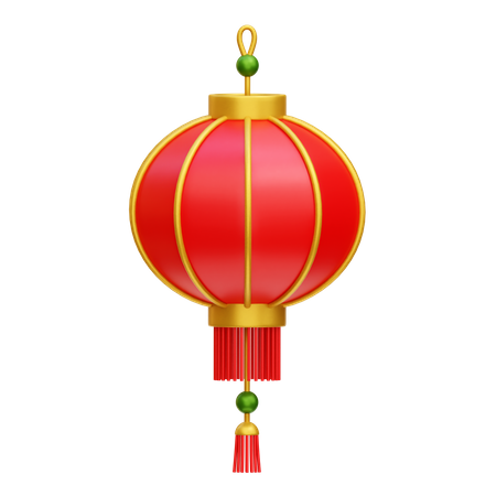 Linterna china  3D Icon