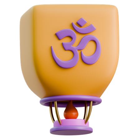 Linterna de diwali  3D Icon