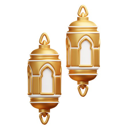 Linterna islámica  3D Illustration