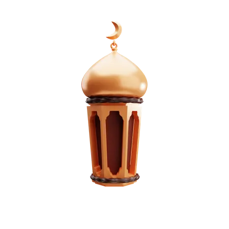 Linterna de Ramadán  3D Illustration