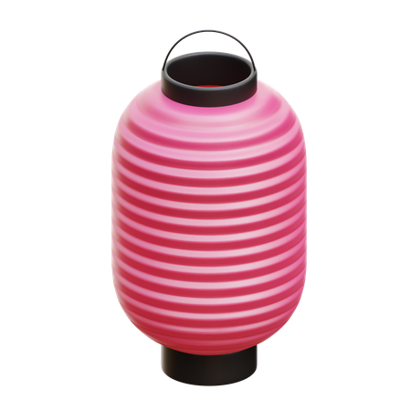 Linterna rosa  3D Icon