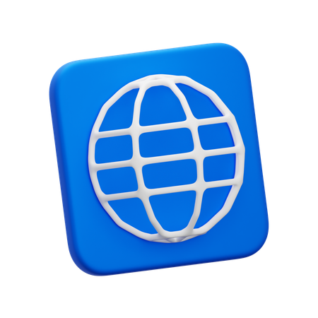 L'Internet  3D Icon
