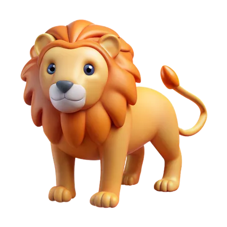 ライオン  3D Icon