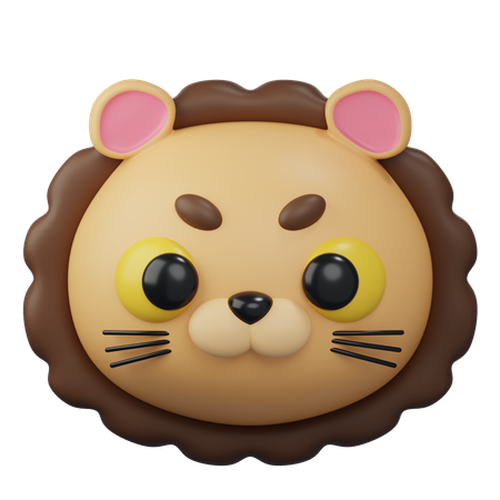 Lion  3D Icon