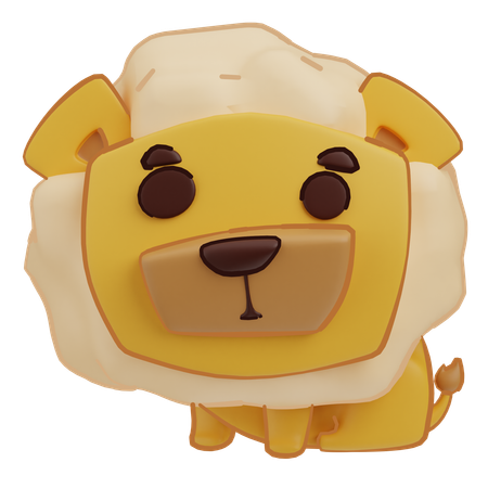 Lion  3D Icon