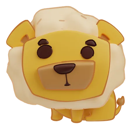 Lion  3D Icon