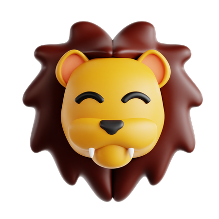 Lion  3D Icon