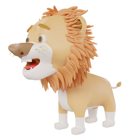 Lion  3D Icon