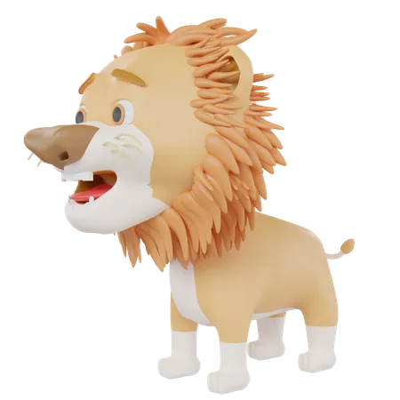 Lion  3D Icon