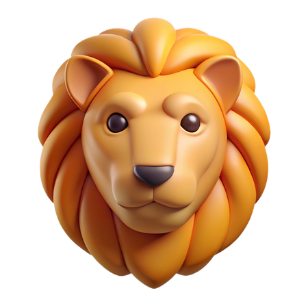 Lion  3D Icon