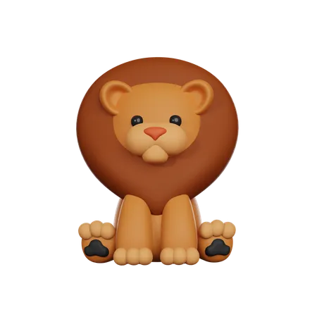 Lion  3D Icon