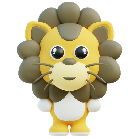 Lion  3D Icon