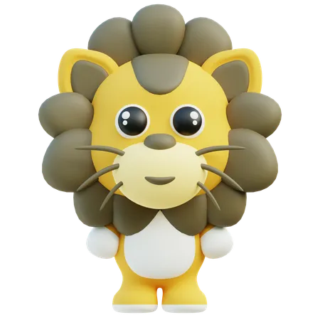 Lion  3D Icon