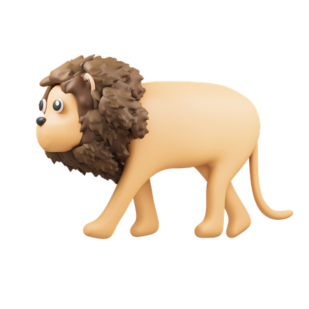 Lion  3D Icon