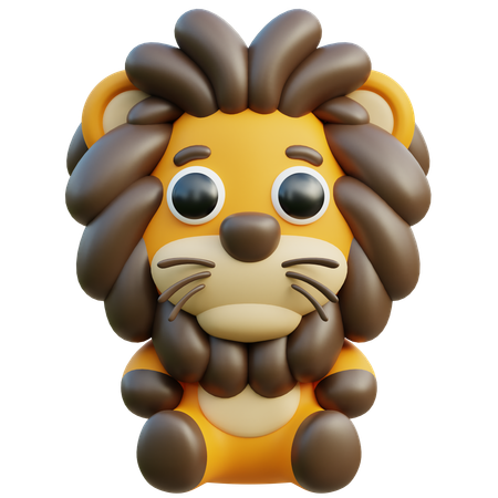 Lion  3D Icon